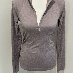 Women's Purple Quarter-Zip Top